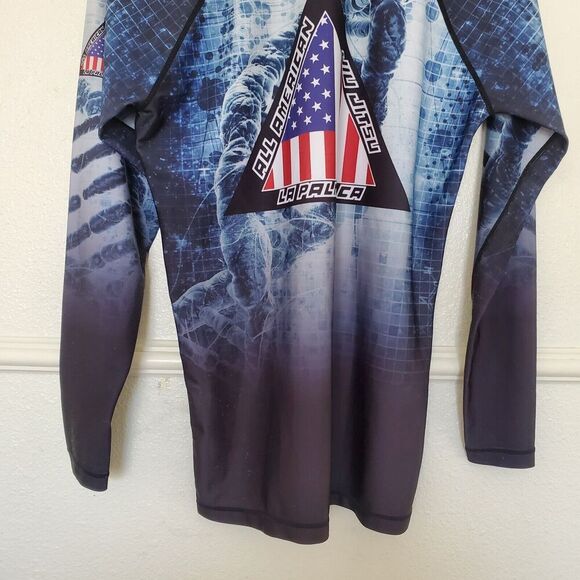 Breakpoint Long Sleeve No-Gi Jiu-Jitsu Rash Guard Size M All American Jiu Jitsu - Picture 10 of 16